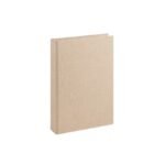 LIVRO-CAIXA EM MDF COM REVEST. EM LINHO