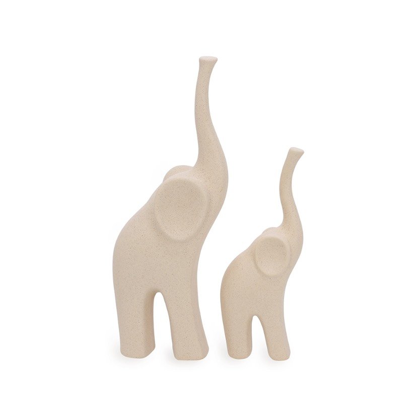 19456_1-2 ESCULTURA DE ELEFANTE - Imagem 1
