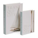 KIT LIVRO CAIXA DECORATIVO TRANQUILITY