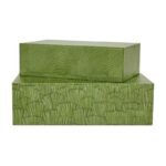 CAIXA GRANDE  EM MDF E CANVAS