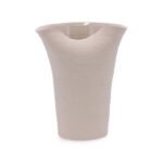 VASO ESCULTURAL LONGO BEGE