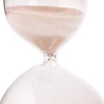 AMPULHETA DE VIDRO COM AREIA ROSE 30 MINUTOS - Imagem 2