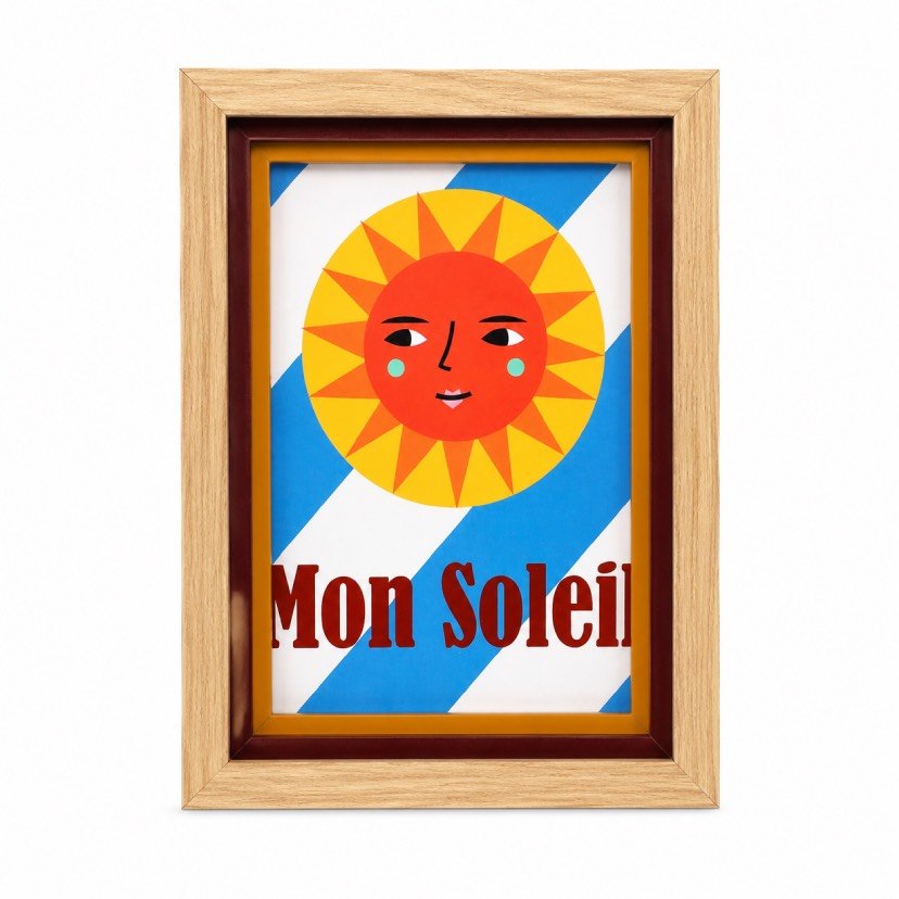 ChatGPT Image Jun 4, 2026 at 09_01_43 PM PORTA- RETRATO E QUADRO DECORATIVO MON SOLEIL - Imagem 1